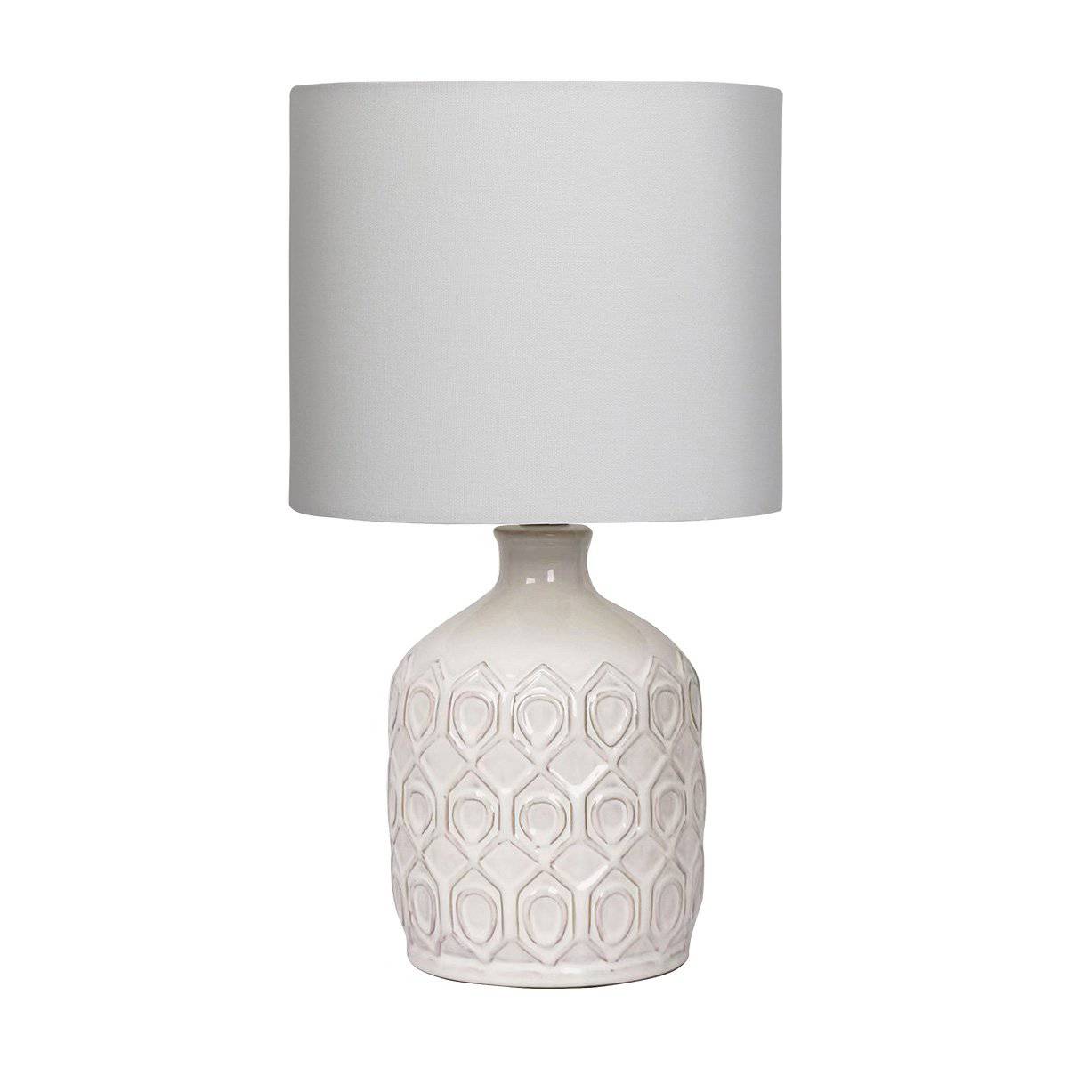 Sarantino Ceramic Table Lamp - Cream - STripleB 