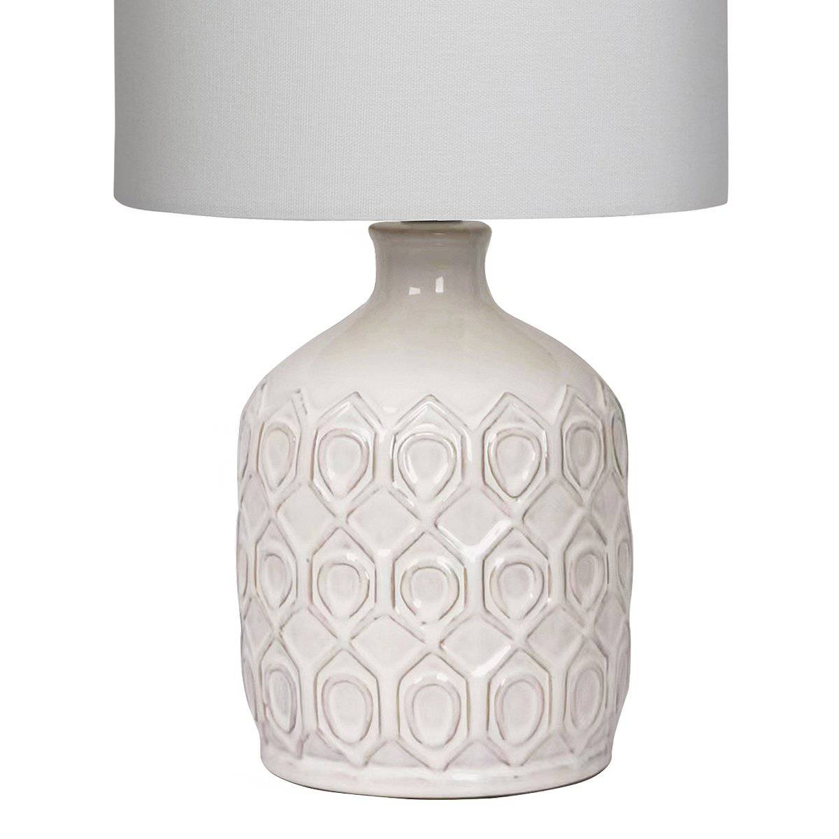 Sarantino Ceramic Table Lamp - Cream - STripleB 