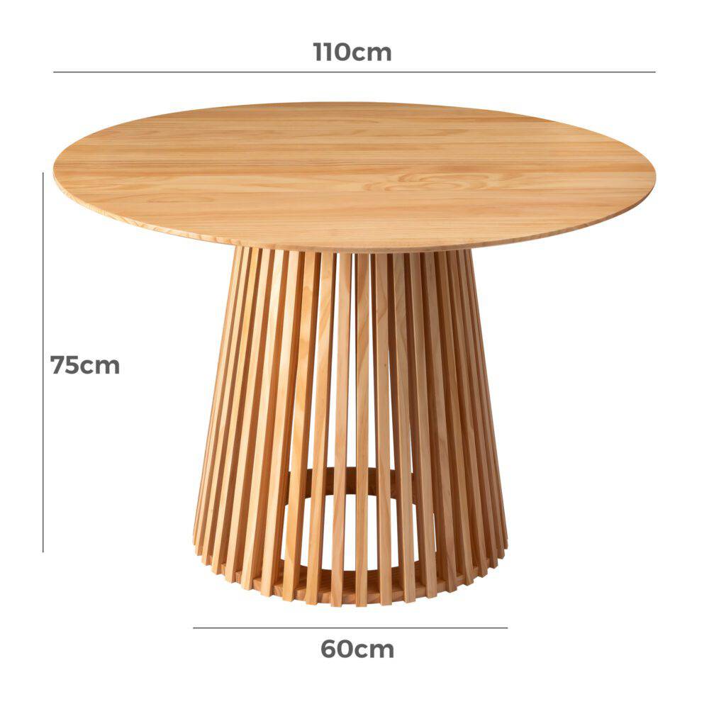 Palmer Natural Dining Table - STripleB 