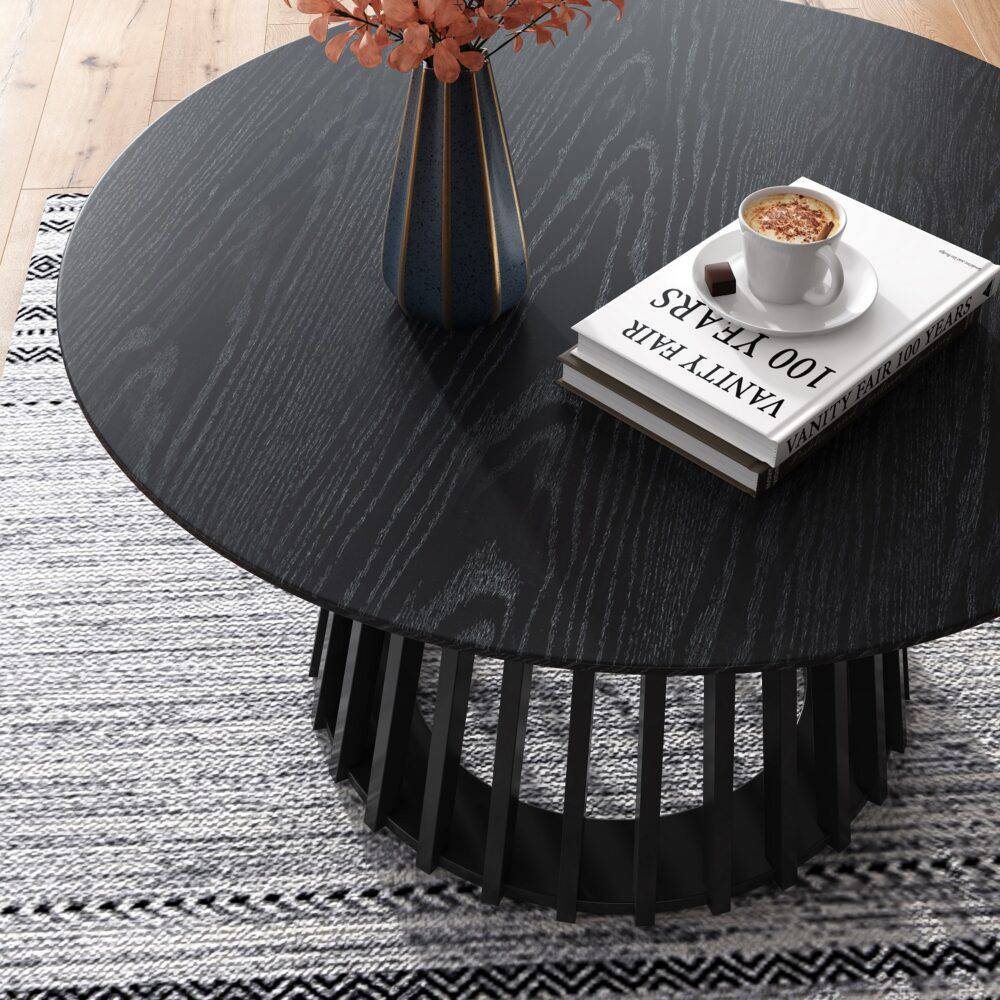 Palmer Slatted Sphere Coffee Table - STripleB 