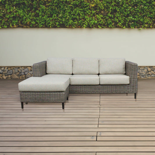 3-Seater Outdoor Sofa - Light Grey - STripleB 