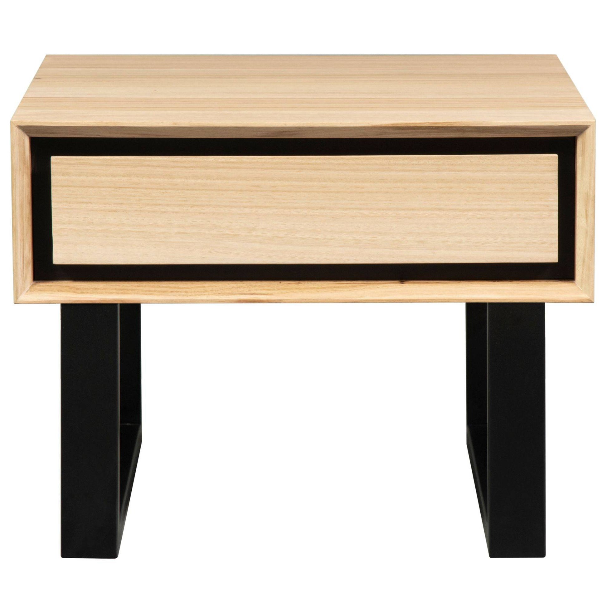 Solid Messmate Timber Wood Sofa / Bedside Table - STripleB 