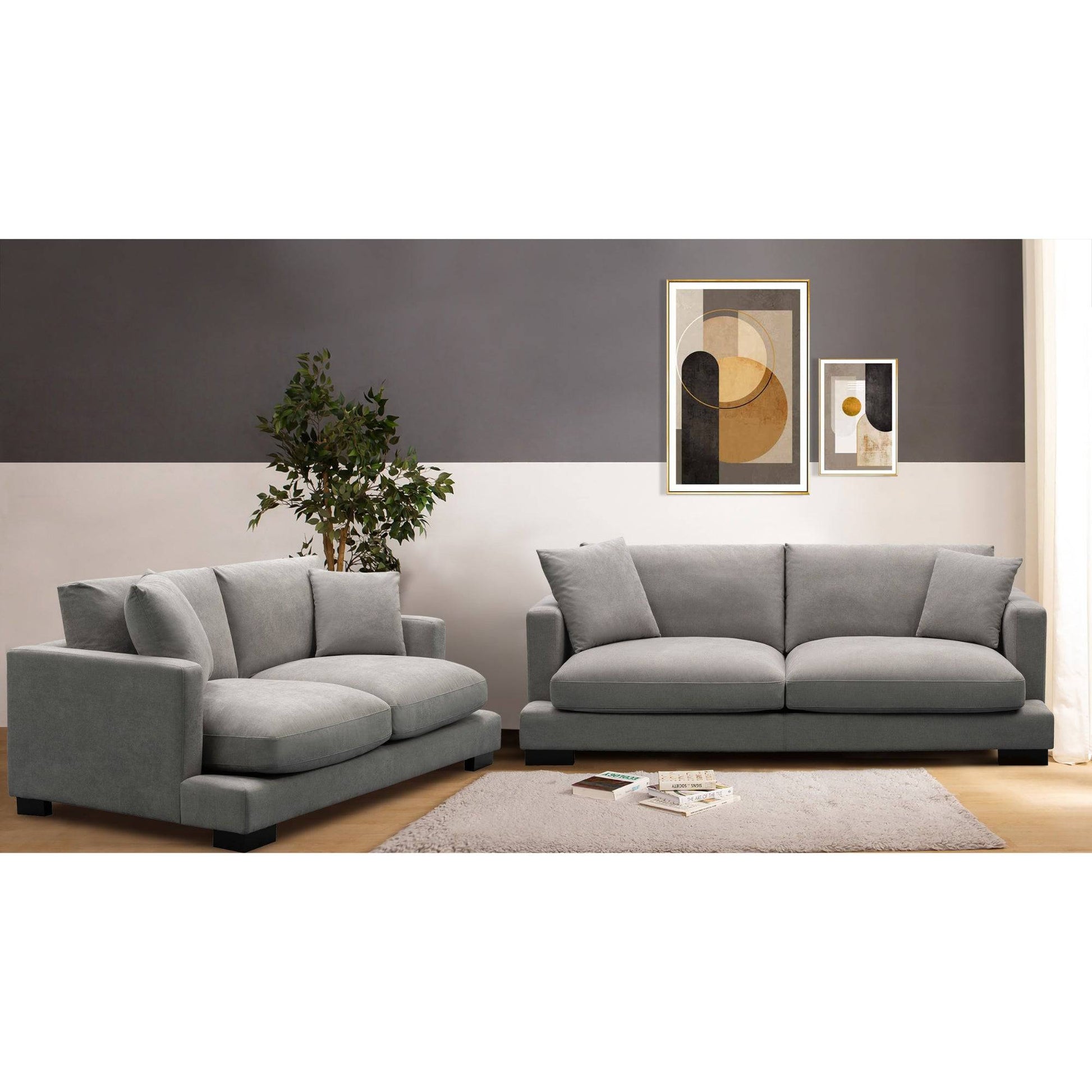 3-Seater Sofa - Grey - STripleB 