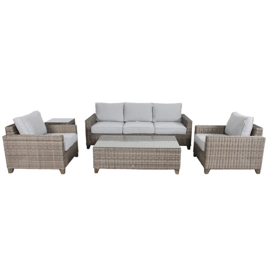 3+1+1-Seater Wicker Rattan Outdoor Sofa - STripleB 