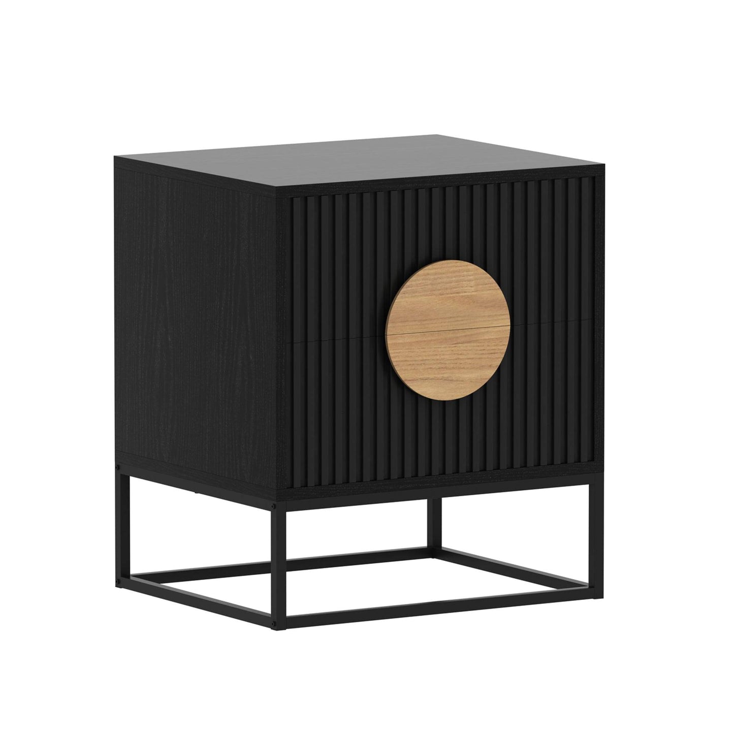 Bedside Table in Black - STripleB 