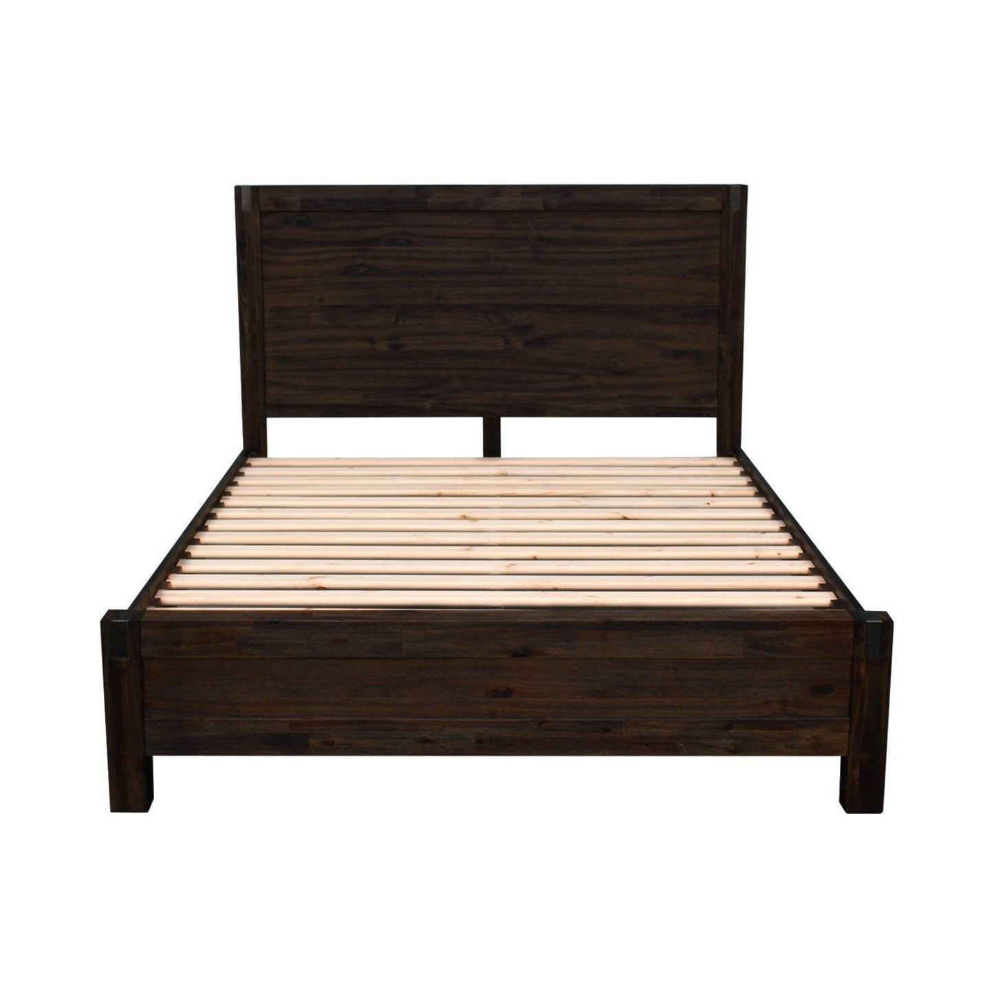 Queen Sized - Bed Frame - Solid Veneered Acacia - STripleB