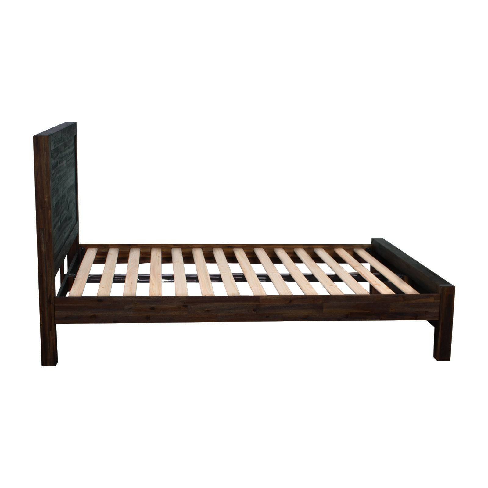 Queen Sized - Bed Frame - Solid Veneered Acacia - STripleB