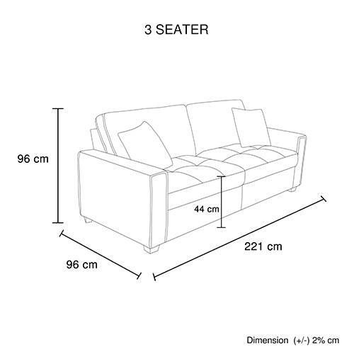 3-2-Seater Sofa Set - STripleB 