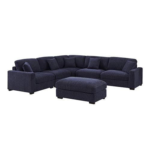 Corner Sofa - Padded Seat - Wooden Frame - STripleB 