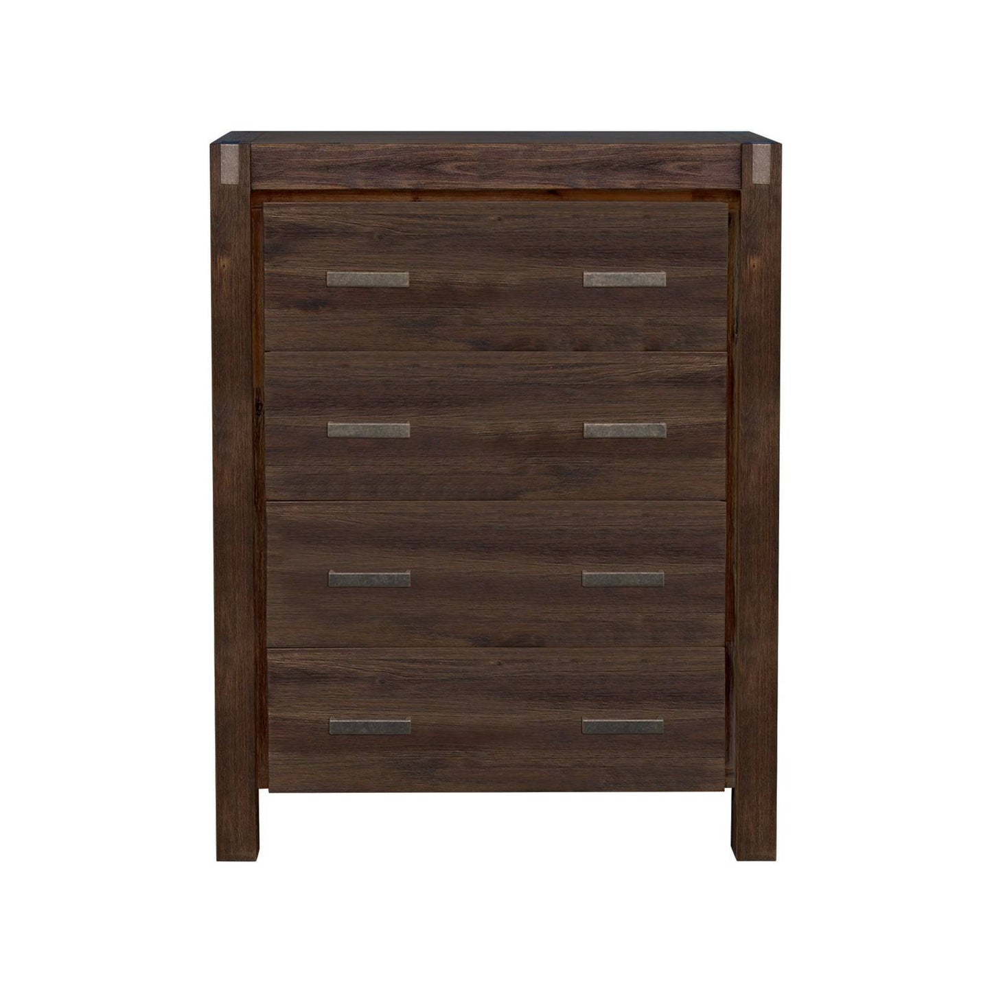 Tallboy with 4 Storage Drawers Solid Wooden Assembled - STripleB 