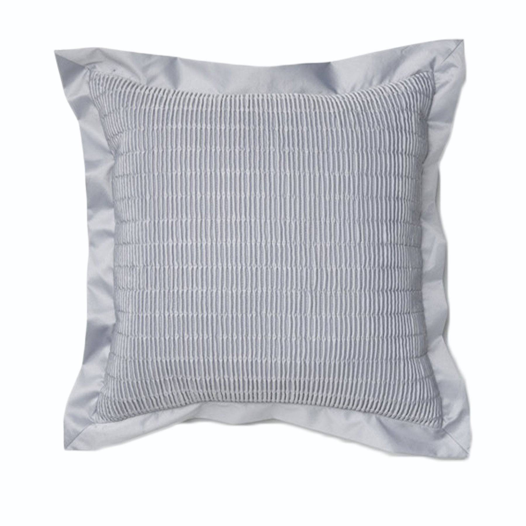 Morocco Quilted Filled Cushion - Silver - STripleB 