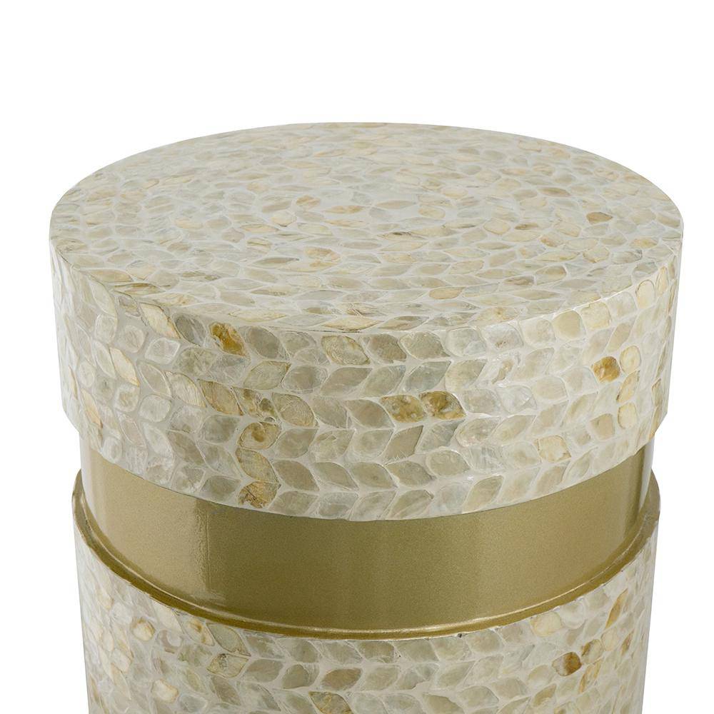 Cancun Shell Side Table - STripleB 