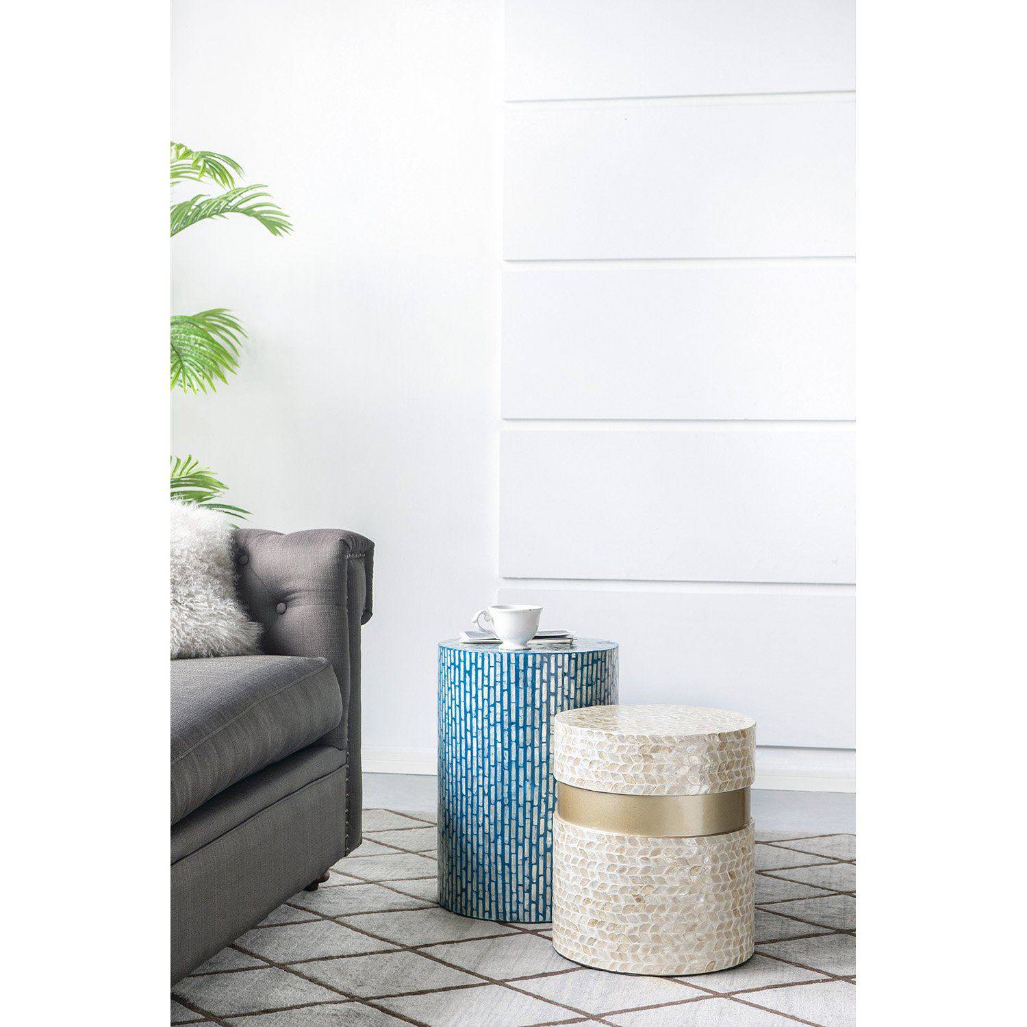 Cancun Shell Side Table - STripleB 