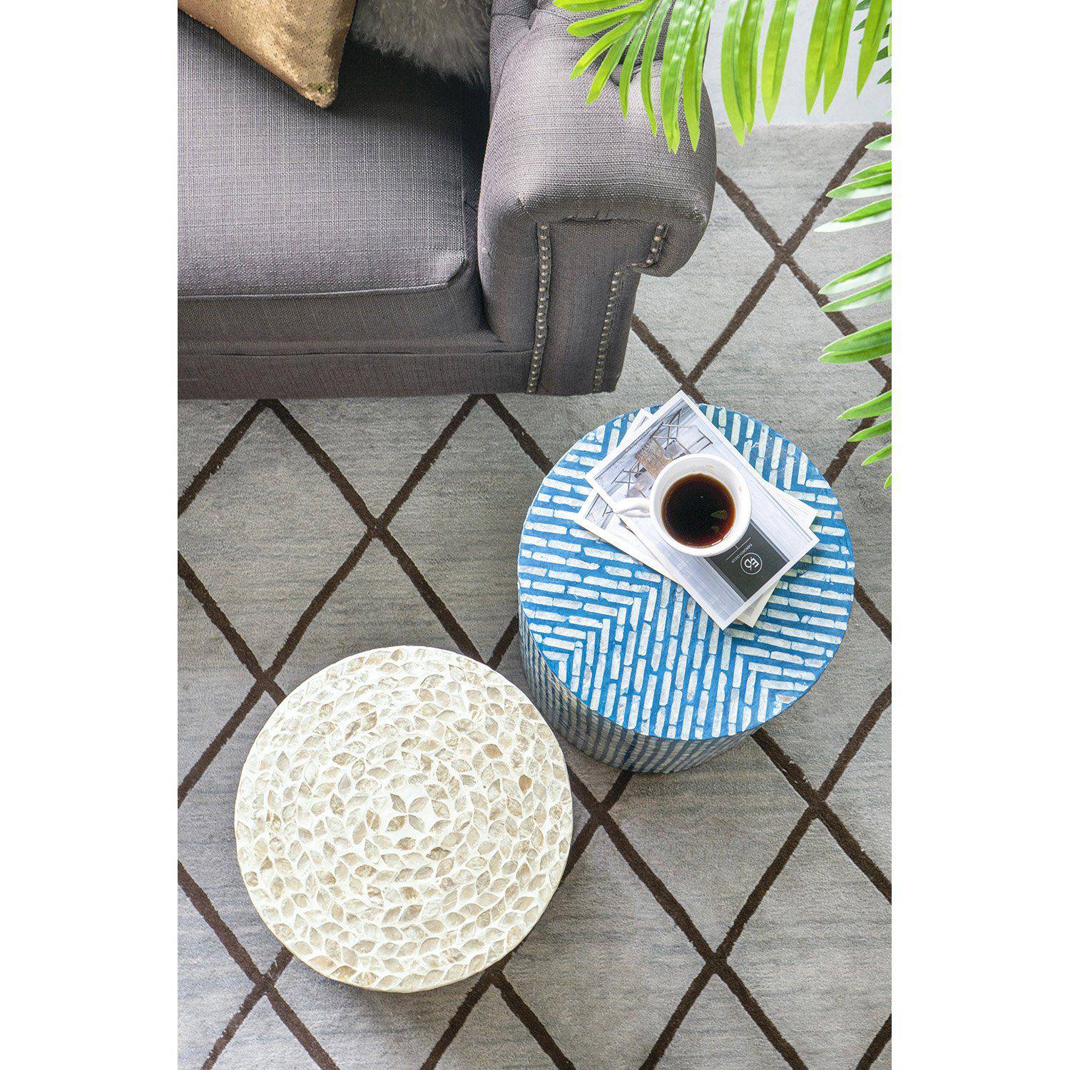 Cancun Shell Side Table - STripleB 