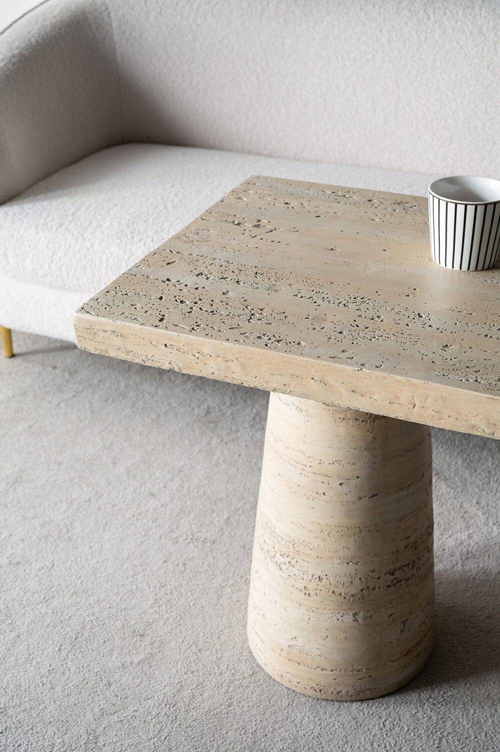 Cement Square Side Table - STripleB 