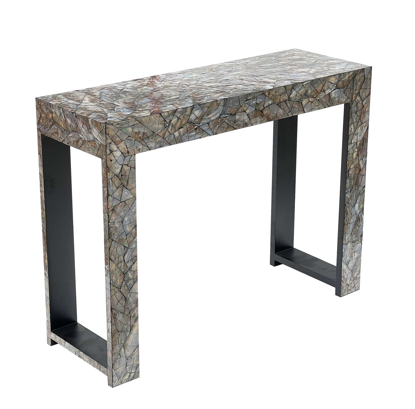 Stone Hedge Mother of Pearl Console Table - (handmade) - STripleB 