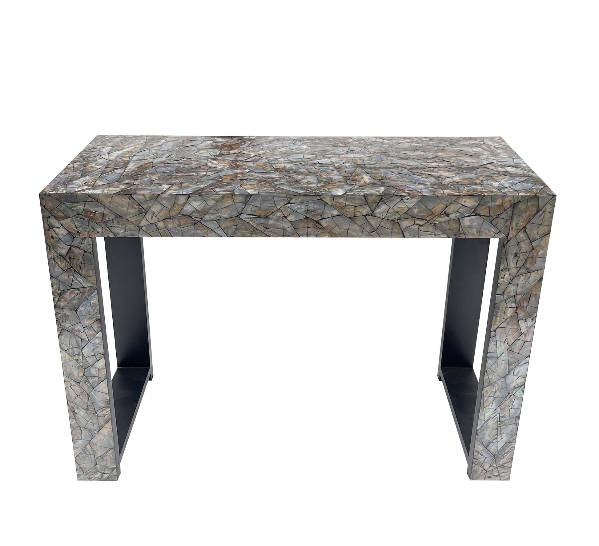 Stone Hedge Mother of Pearl Console Table - (handmade) - STripleB 