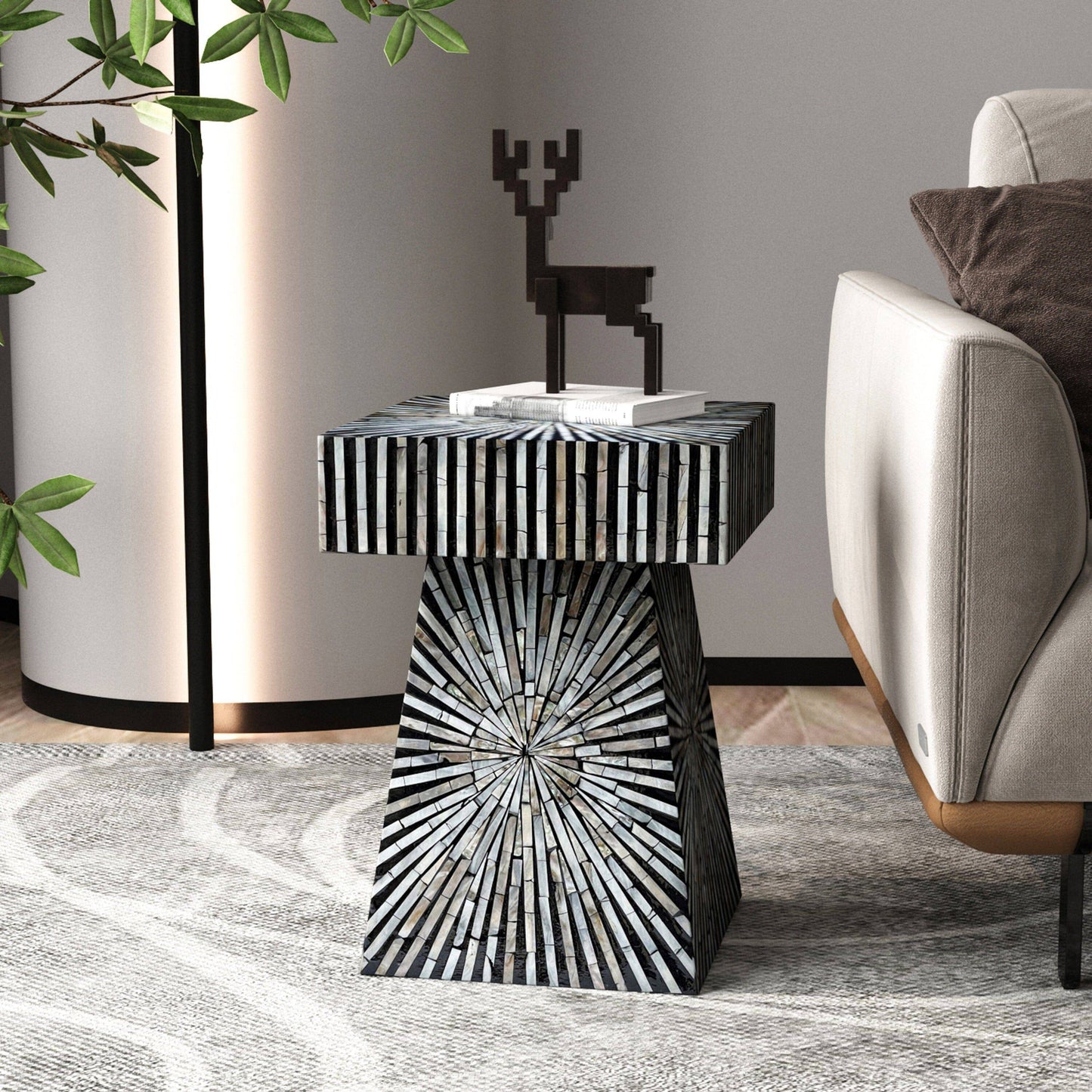 Mother of Pearl - Side Table - STripleB 