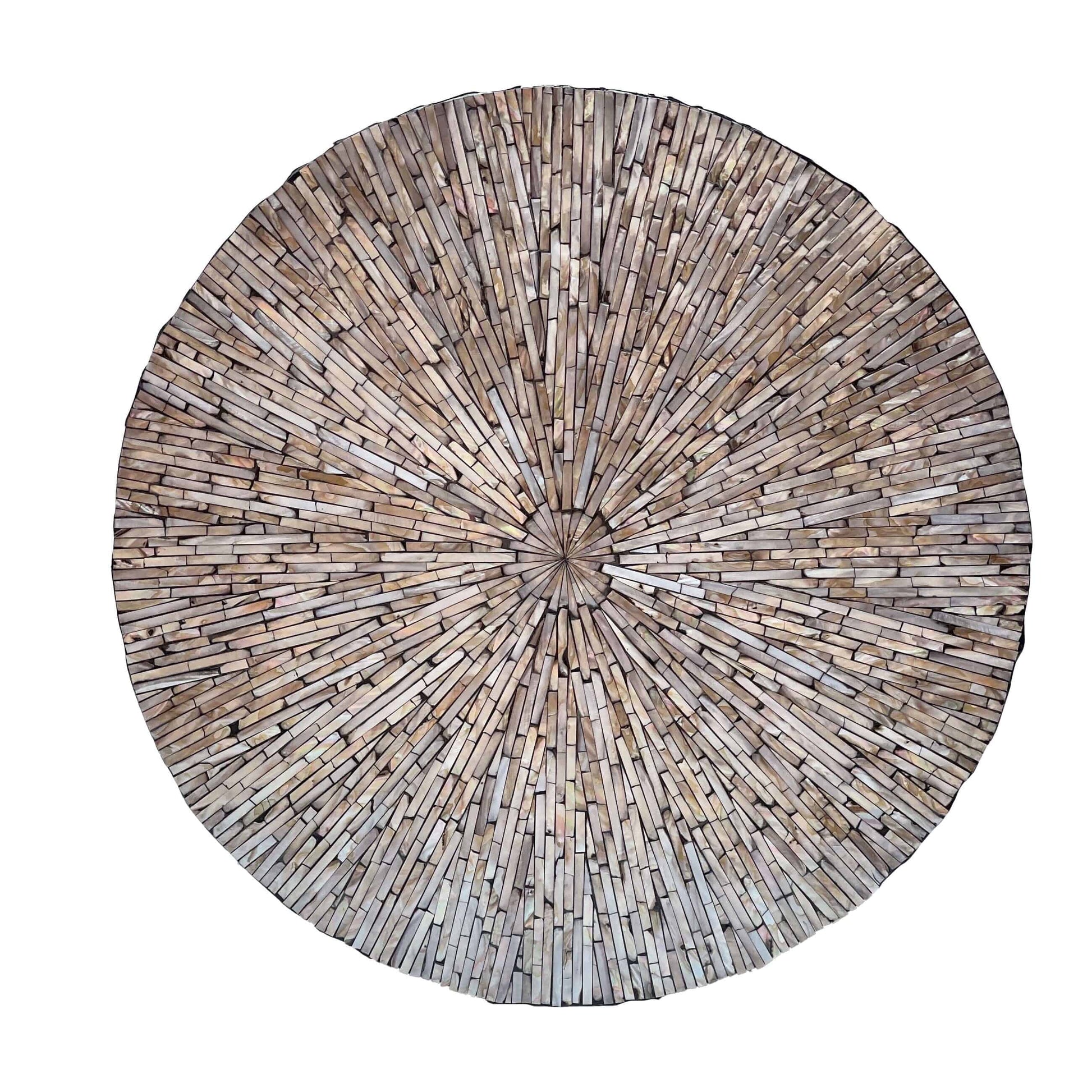 Mother of Pearl Round Coffee Table - STripleB 