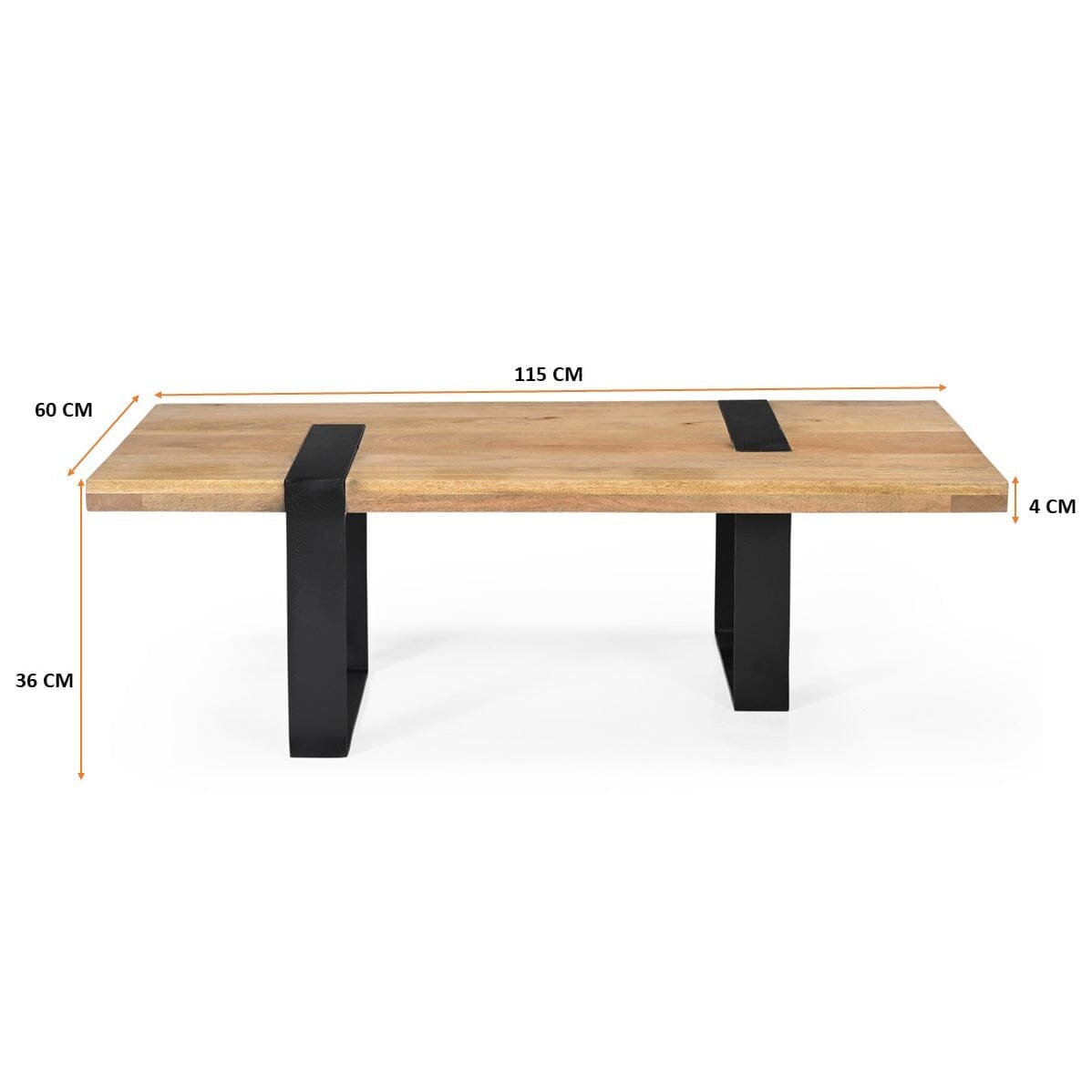 Mango Hardwood Coffee Table - STripleB 