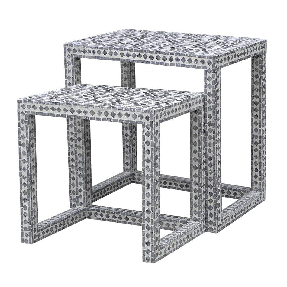 Claire Shell Coffee Side Tables - STripleB 