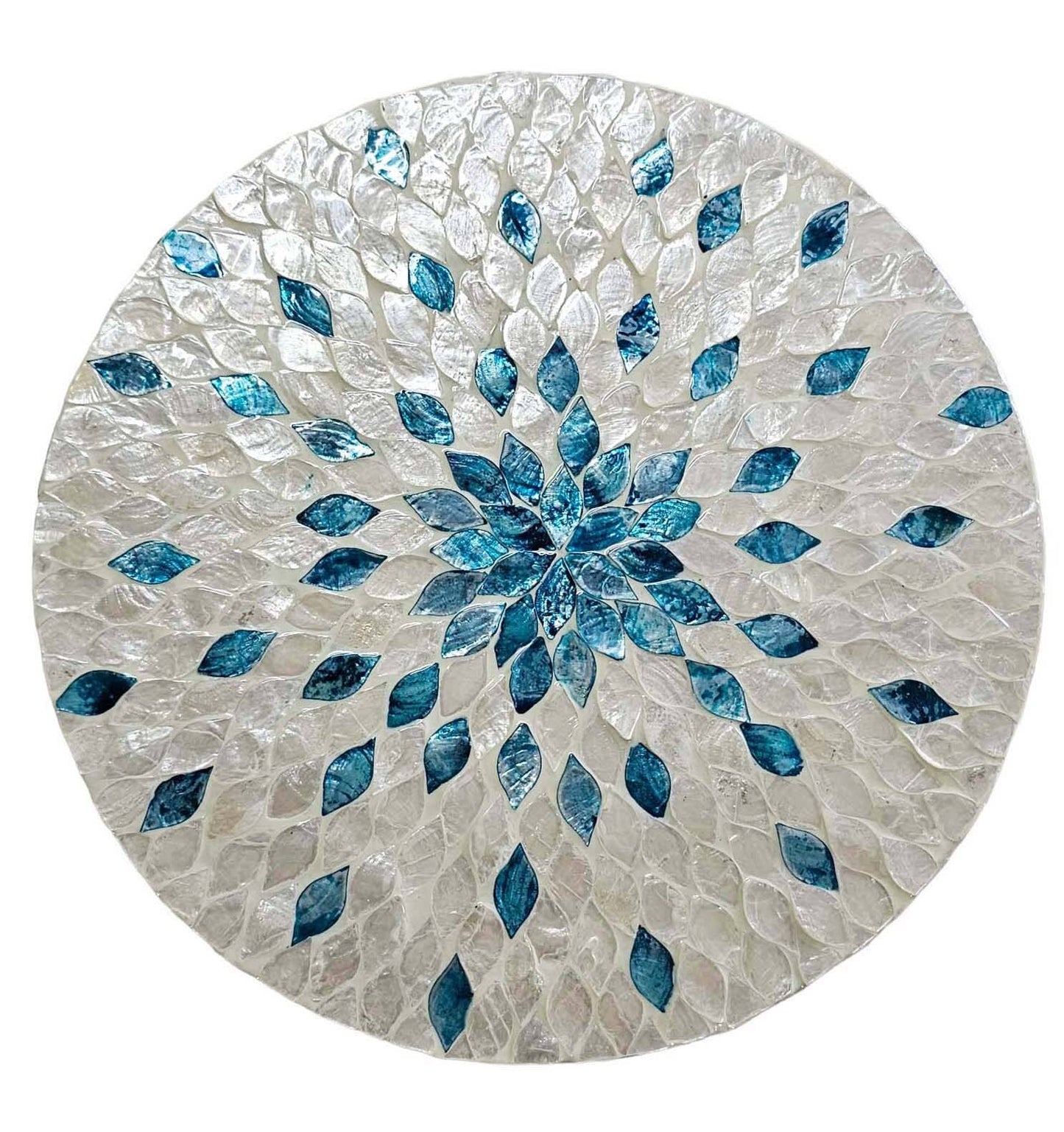 Mother of Pearl - Aquamarine - Side Table - STripleB 