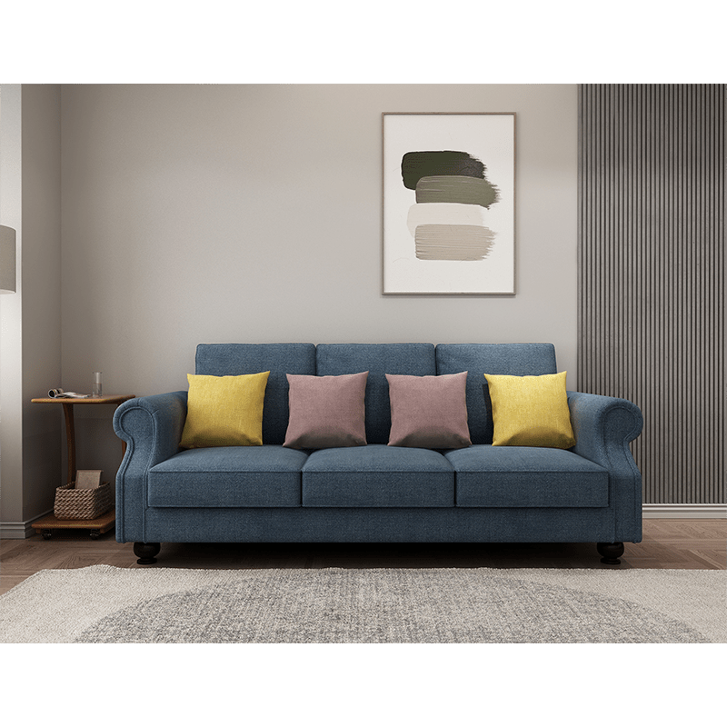 3-Seater Sofa - Blue - STripleB 