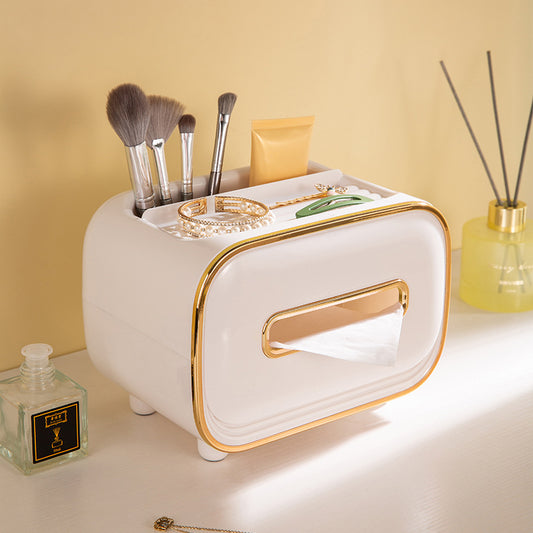 White - Luxury Multifunctional Tissue Box - STripleB