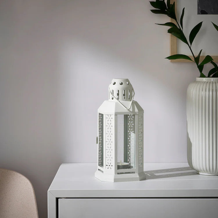 White - Metal Miners Lantern - STripleB