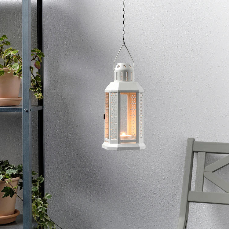 White - Metal Miners Lantern - STripleB