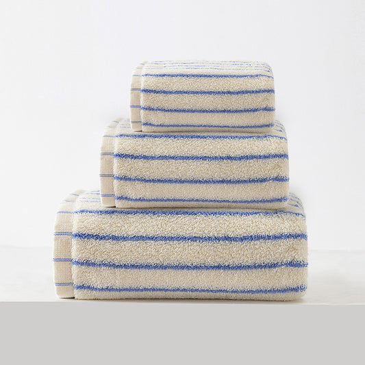 White - Soft and Absorbent Cotton Towel Set - STripleB
