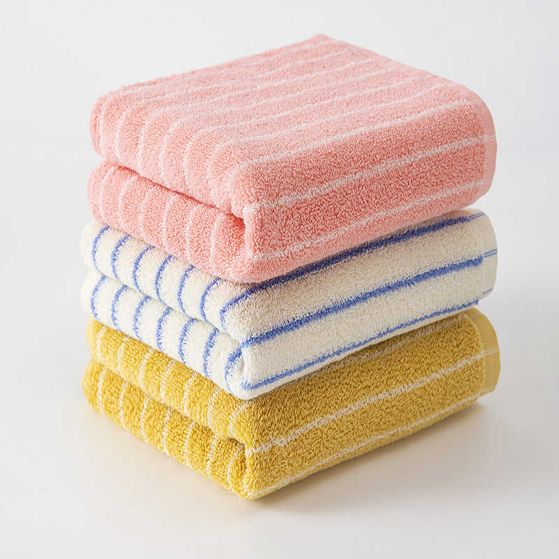 White - Soft and Absorbent Cotton Towel Set - STripleB