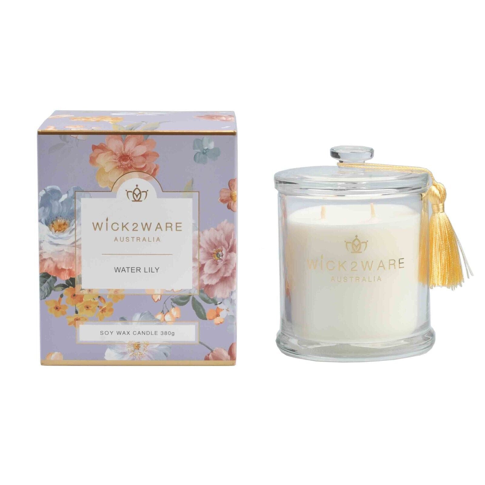 Wick2Ware Australia Scented Candle - Water Lily - STripleB