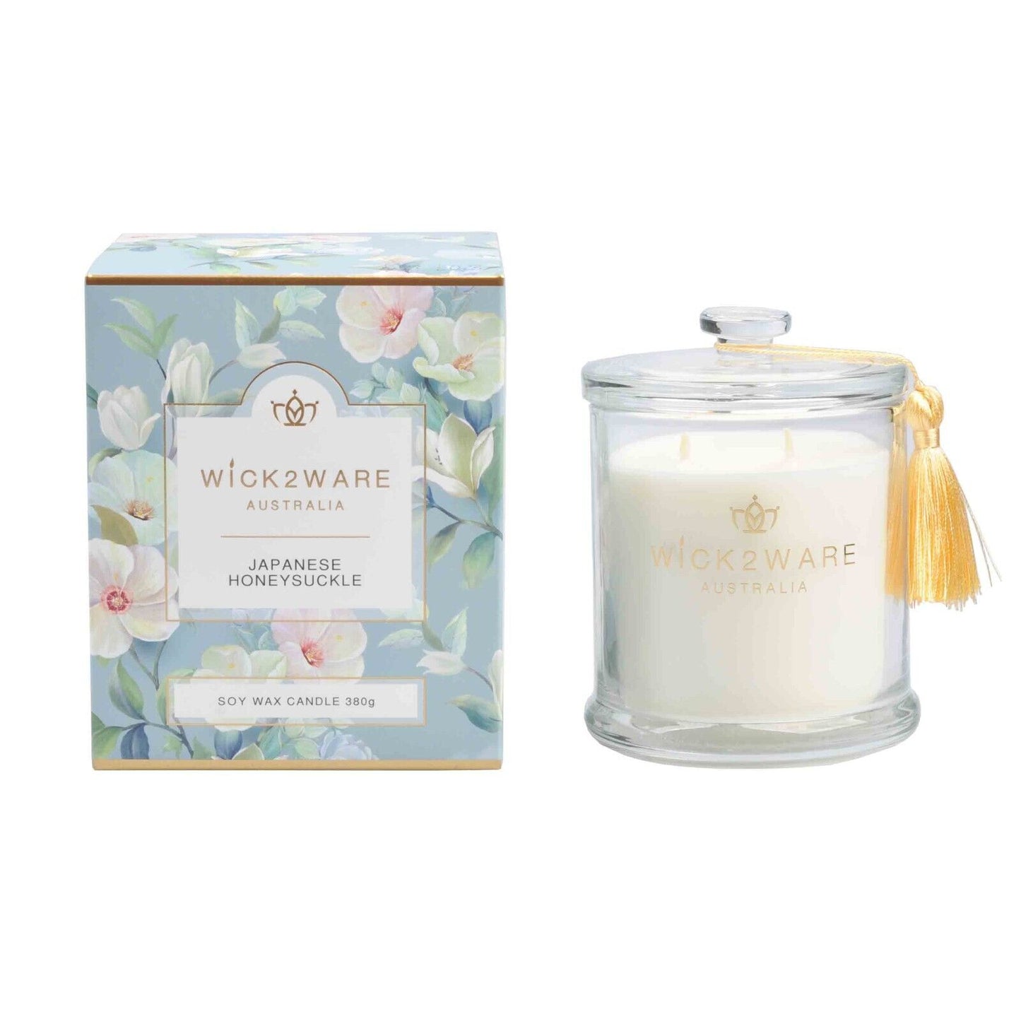 Wick2Ware Australia Scented Candle Japanese Honeysuckle  - STripleB