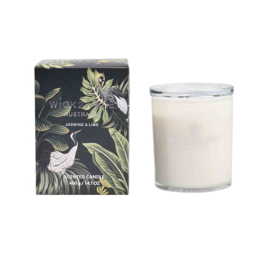 Wick2Ware Australia Scented Candle Jasmine and Lime  - STripleB