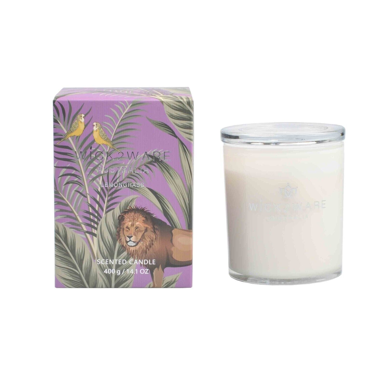 Wick2Ware Australia Scented Candle Lemongrass - STripleB