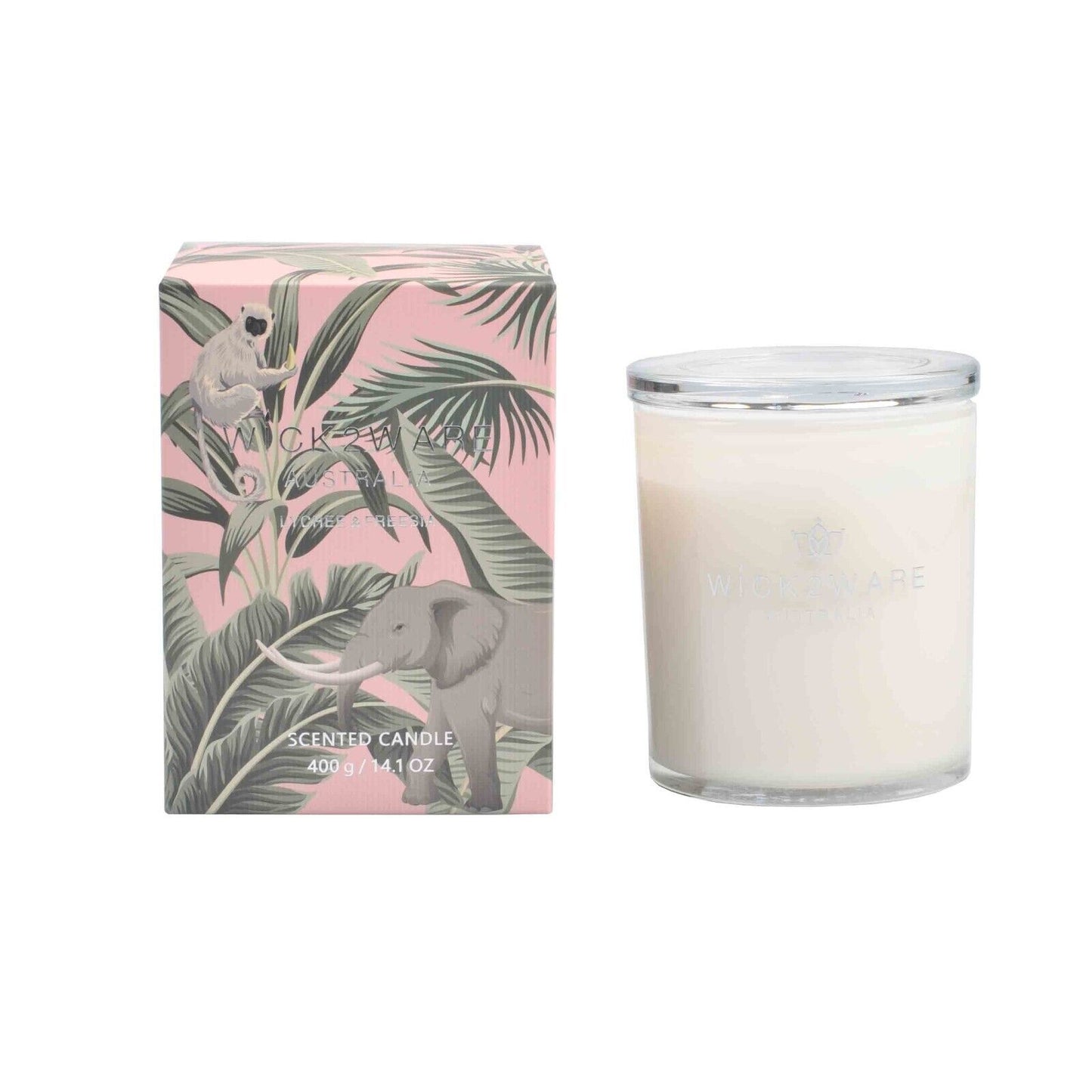 Wick2Ware Australia Scented Candle Lychee and Freesia - STripleB