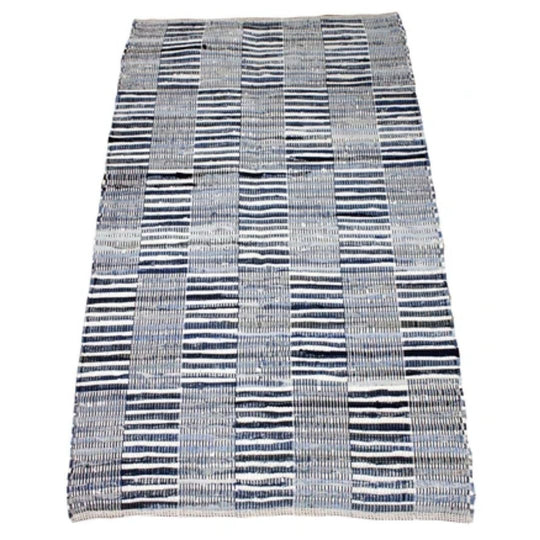 Woven Denim/Blue Rug 90x150 cm. - STripleB